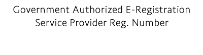 Government authorized provider for leave and license agreement Registration Number
